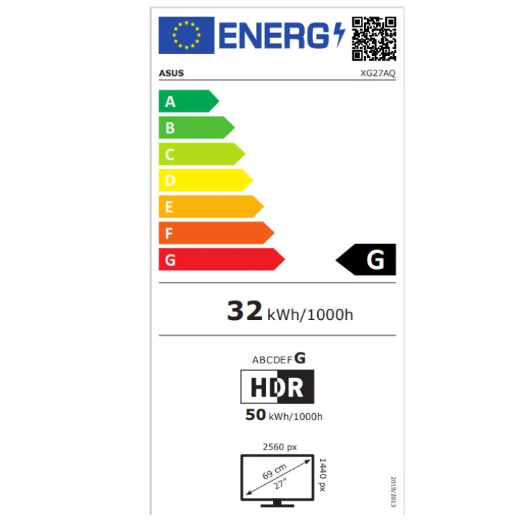 Monitor Asus ROG Strix XG27AQ HDR Gaming 27" IPS WQHD 170Hz G-Sync Compatible