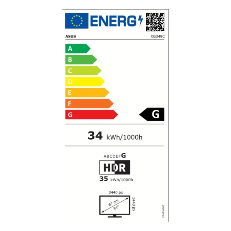 Monitor Asus ROG Strix XG349C 34" WQHD IPS 180Hz G-Sync Compatible