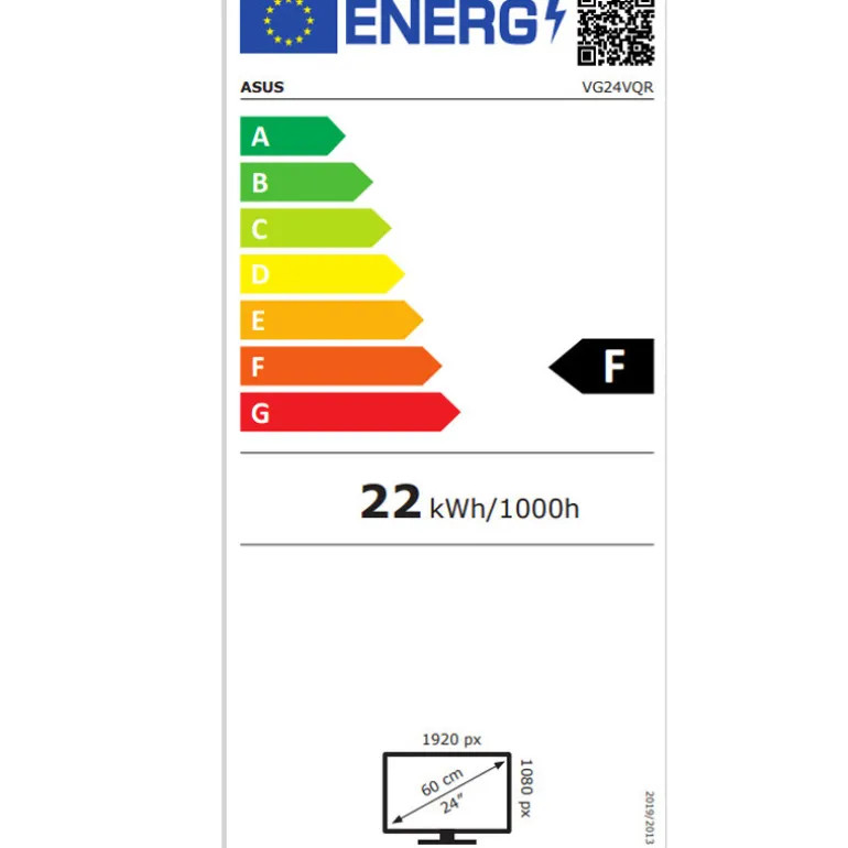 Monitor Asus TUF Gaming VG24VQR 24" FHD 165Hz FreeSync Premium Curvo