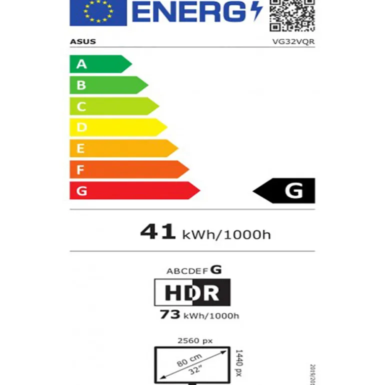 Monitor Asus TUF VG32VQR 31" WQHD 165Hz HDR FreeSync