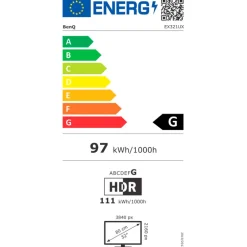 Monitor BenQ EX321UX 32" 4K UHD IPS 144Hz 1ms HDR FreeSync