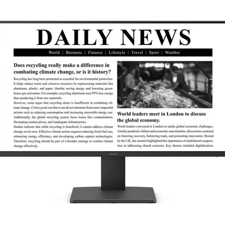 Monitor BenQ EyeCare GW2491 23.8" FHD IPS 100Hz 5ms