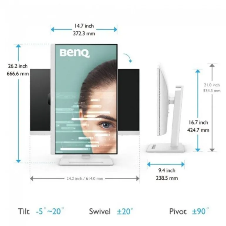 Monitor BenQ GW3290QT IPS QHD 32? Blanco