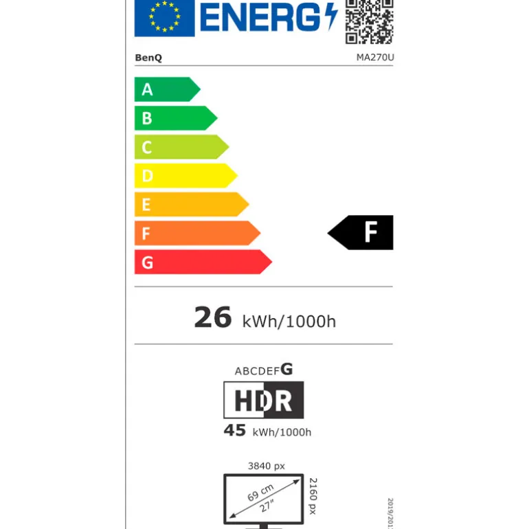 Monitor BenQ MA270U 27" 4K UHD IPS 5ms HDR