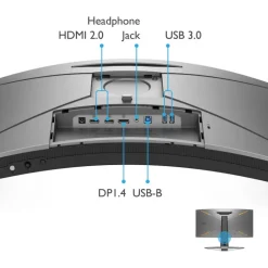 Monitor BenQ Mobiuz EX3410R 34'' UWQHD VA 144Hz HDR Curvo