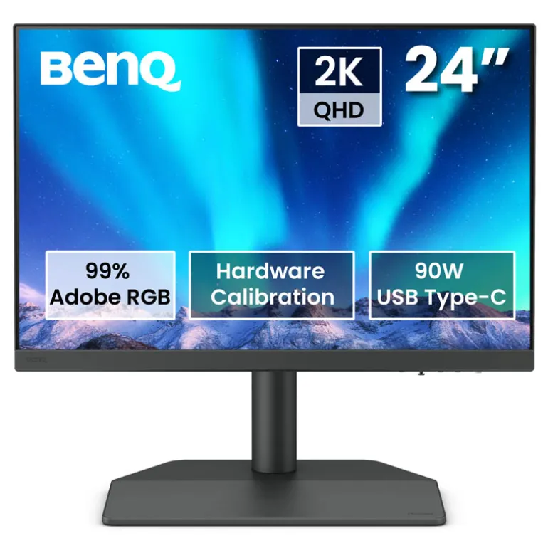 Monitor BenQ SW242Q 24" QHD 2K IPS 5ms HDR10