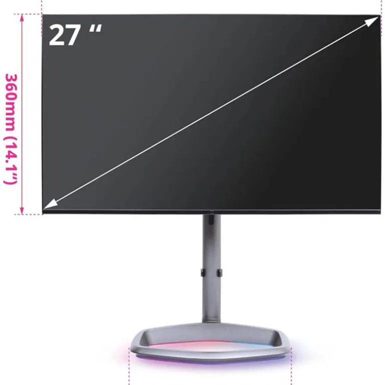 Monitor Cooler Master GM27-FQSA RGB 27" QHD 2K IPS 165Hz 1ms FreeSync HDR10