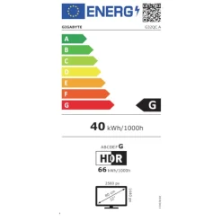 Monitor Gigabyte G32QC A 32" QHD 2K VA 165Hz 1ms HDR Curvo