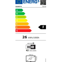 Monitor Gigabyte GS27Q EK 27" QHD 2K IPS 165Hz 1ms HDR FreeSync