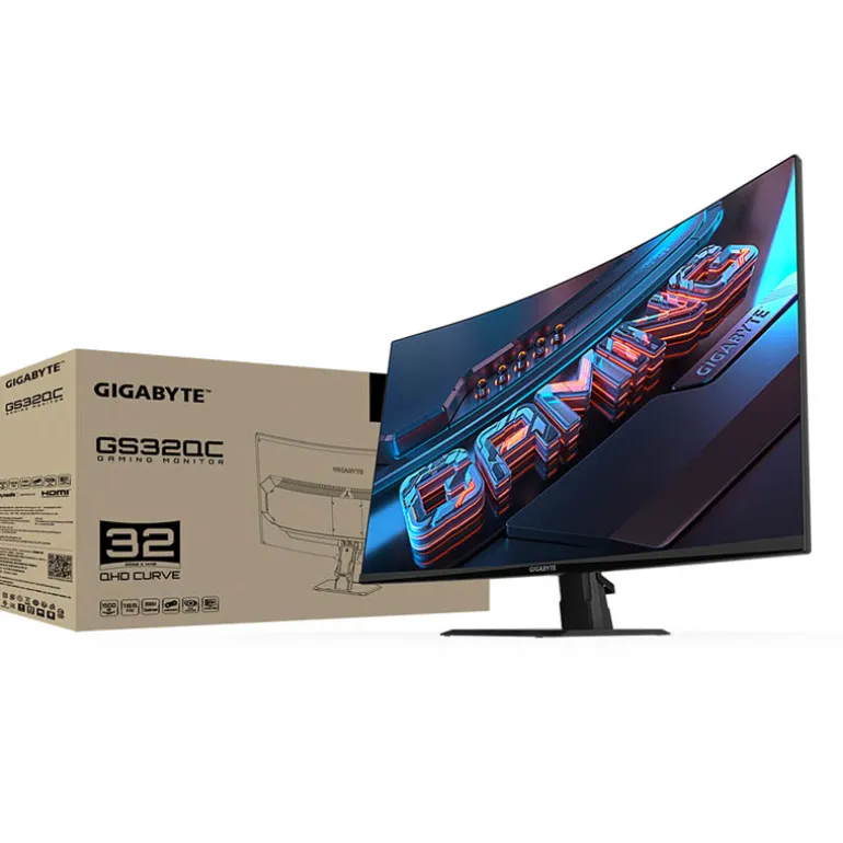 Monitor Gigabyte GS32QC Gaming 32" QHD VA 170Hz HDR FreeSync Curvo