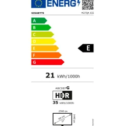 Monitor Gigabyte M27QA ICE EK 27" QHD 2K IPS 180Hz 1ms HDR FreeSync