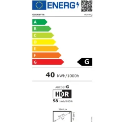 Monitor Gigabyte M34WQ 34" WQHD 144Hz IPS Freesync