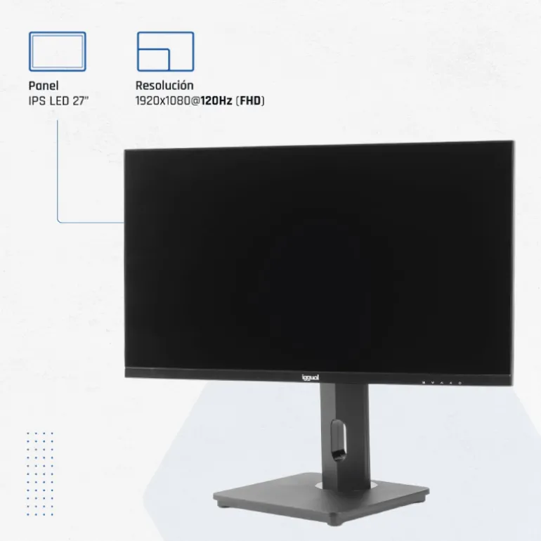 Monitor iggual ML27FA 27" FHD IPS 120Hz 1ms