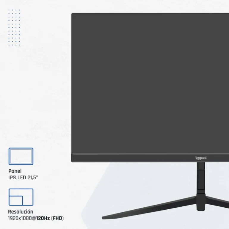 Monitor iggual Slim IGG320037 22" FHD IPS 120Hz 1ms