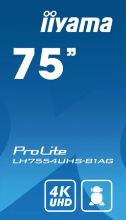 Monitor iiyama LH7554UHS-B1AG 75