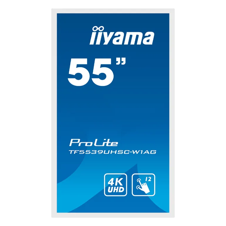 Monitor iiyama ProLite TF5539UHSC-W1AG 55" IPS UHD Táctil Blanco