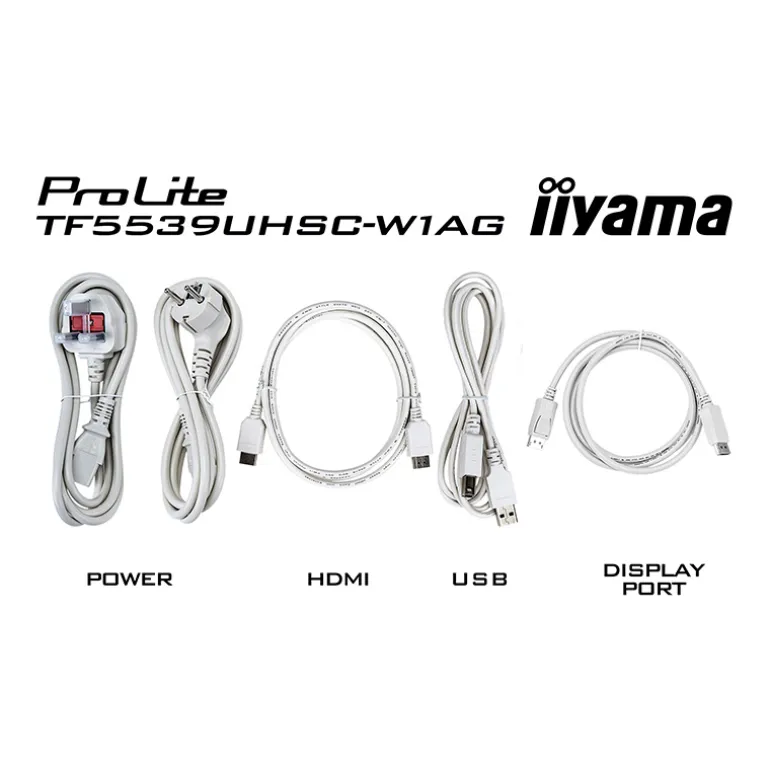 Monitor iiyama ProLite TF5539UHSC-W1AG 55" IPS UHD Táctil Blanco