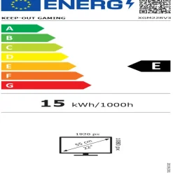 Monitor Keep Out XGM22BV3 22'' FHD VA 100Hz 4ms LED