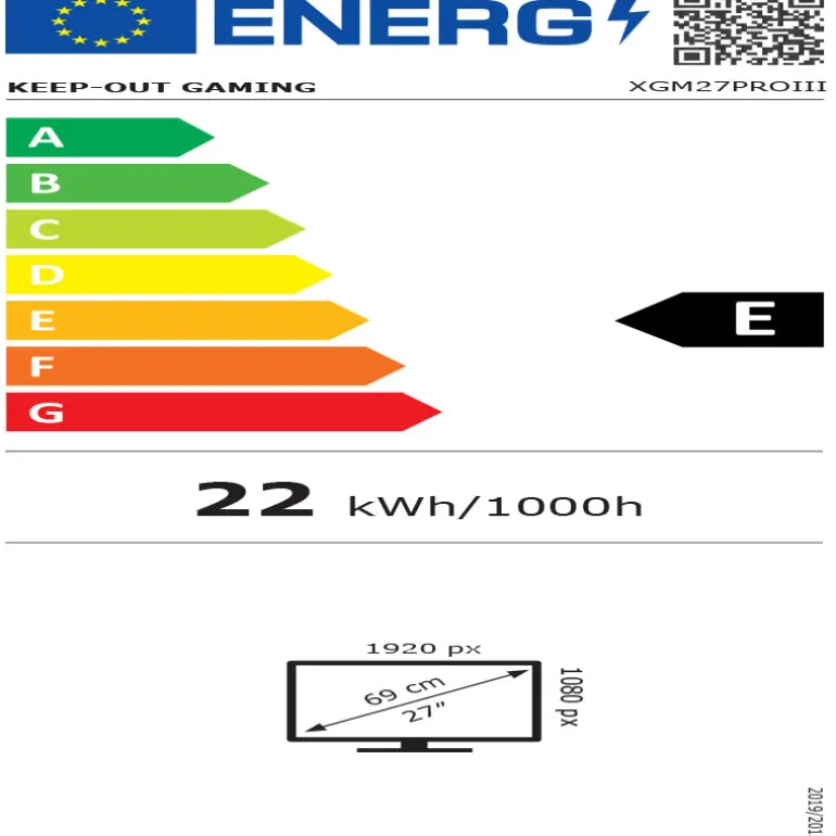 Monitor Keep Out XGM27PROIII 27'' FHD HVA 180Hz 1ms FreeSync Curvo