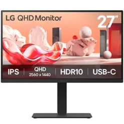 Monitor LG 27BA75QB-B 27" QHD IPS 100Hz 5ms HDR