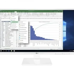 Monitor LG 24BK55YP-W 24" IPS FHD Blanco