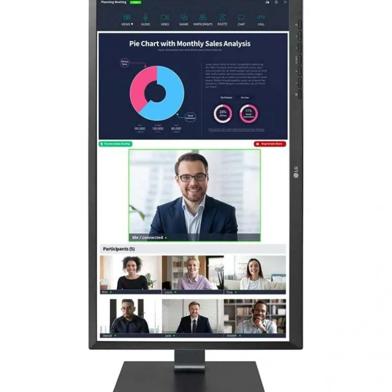 Monitor LG 24BP750C-B 24" FHD IPS 75Hz 5ms Negro