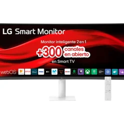 Monitor LG Smart 34U601SA-W 34" webOS24 UWQHD VA 100Hz 5ms HDR Curvo