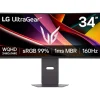 Monitor LG UltraGear 34G600A-B 34" WQHD VA 160Hz 1ms HDR FreeSync/G-Sync Curvo