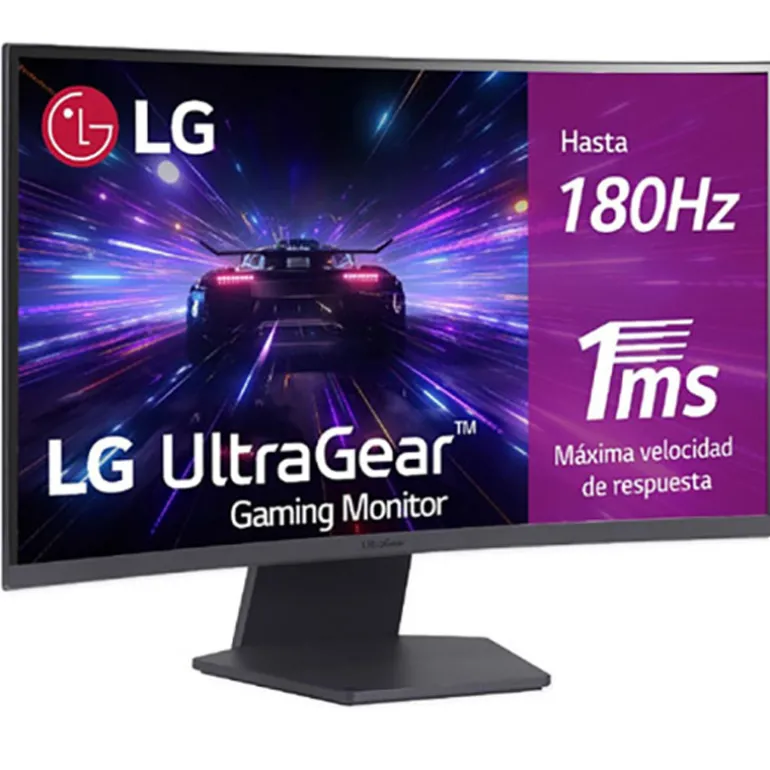 Monitor LG UltraGear 27GS60QC-B 27" QHD 2K VA 180Hz 1ms HDR FreeSync Curvo