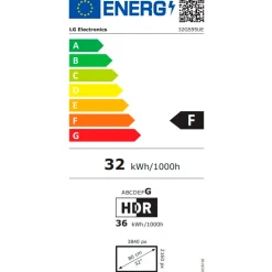 Monitor LG UltraGear 32GS95UE-B 32" UHD 4K OLED 240Hz 0.03ms HDR FreeSync/G-Sync Curvo