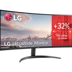 Monitor LG UltraWide 34WR50QK-B 34" WQHD VA 100Hz 5ms HDR Curvo