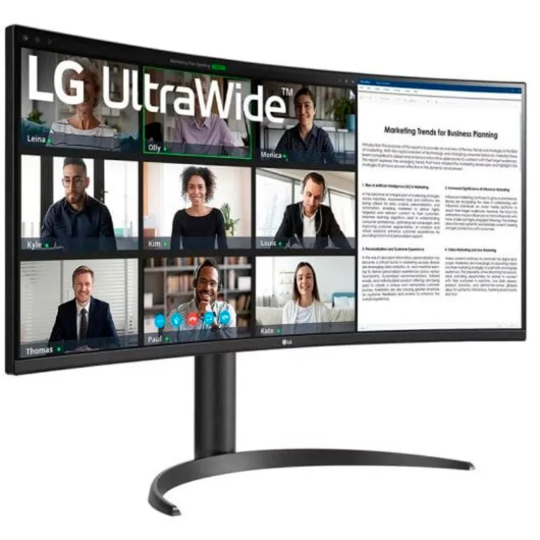 Monitor LG UltraWide 34WR55QK-B 34" WQHD VA 100Hz 5ms HDR Curvo