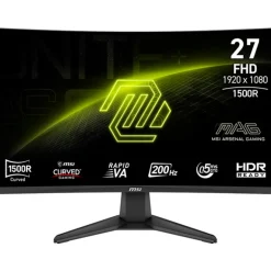 Monitor MSI MAG 276CF E20 27" FHD VA 200Hz 0.5ms HDR Curvo