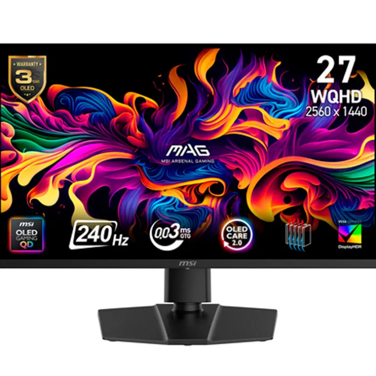 Monitor MSI MAG 271QP X24 27" QHD 2K QD-OLED G3 240Hz 0.03ms HDR