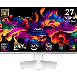Monitor MSI MAG 272QPW QD-OLED X28 27" WQHD QD-OLED 280Hz 0.03ms HDR