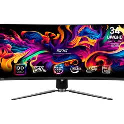 Monitor MSI MPG 341CQPX QD-OLED 34" UWQHD QD-OLED 240Hz 0.03ms HDR G-Sync Curvo