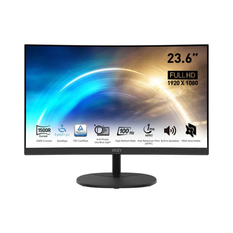 Monitor MSI PRO MP2412C 24" FHD VA 100Hz 1ms Curvo