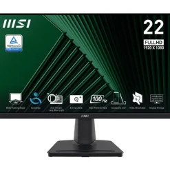 Monitor MSI PRO MP225V 22" FHD VA 100Hz 1ms Negro