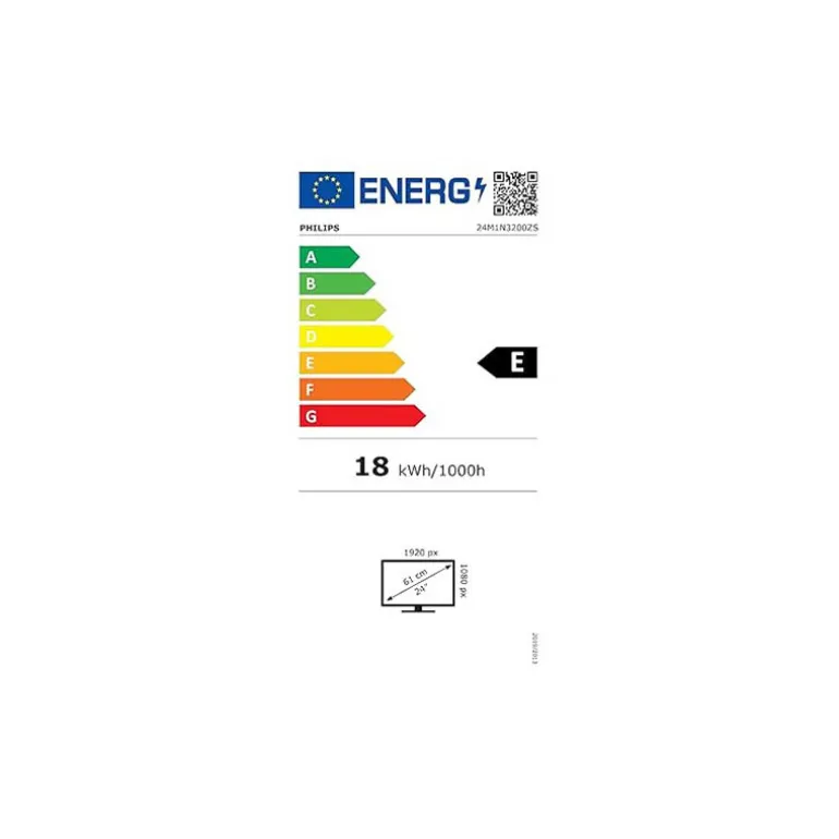 Monitor Philips Evnia 24M1N3200ZS 24" FHD IPS 165Hz 1ms FreeSync
