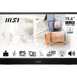 Monitor Portátil MSI MP161 E2 15.6" FHD IPS 60Hz 4ms