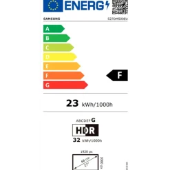 Monitor Samsung M5 M50D LS27DM500EUXEN 27" FHD VA 60Hz 4ms HDR10