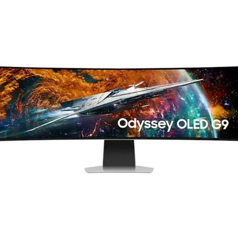 Monitor Samsung Odyssey G9 S49CG954SU 49" DQHD OLED 240Hz 0.03ms HDR10+ FreeSync Curvo Plata