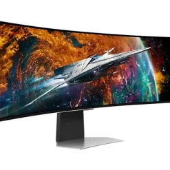 Monitor Samsung Odyssey G9 S49CG954SU 49" DQHD OLED 240Hz 0.03ms HDR10+ FreeSync Curvo Plata