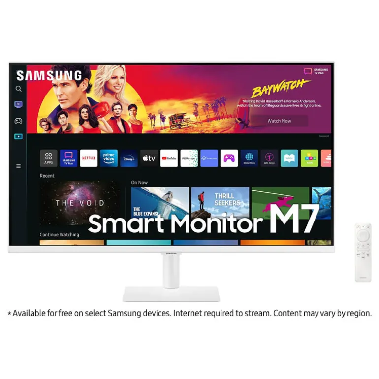 Monitor Samsung Smart M7 S32BM701UP 32" 4K VA 60Hz 4ms Blanco