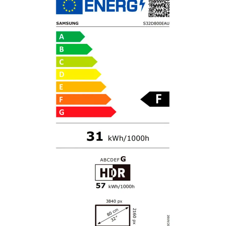 Monitor Samsung ViewFinity S8 S80D 32" UHD 4K VA 60Hz 5ms HDR