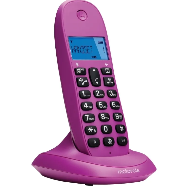 Motorola C1001 LB+ DECT Violeta - Teléfono Inalámbrico