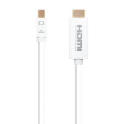 Nano Cable Conversor Mini DP a HDMI Blanco 5m - Cable HDMI