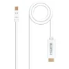 Nano Cable Conversor Mini DP a HDMI Blanco 2m - Cable HDMI