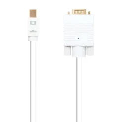 Nano Cable Conversor Mini DP a VGA Blanco 2m - Cable VGA