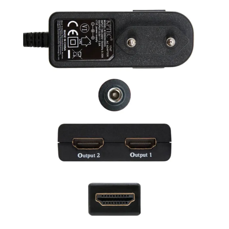 Nano Cable Duplicador HDMI 0.5m Negro - Cable HDMI